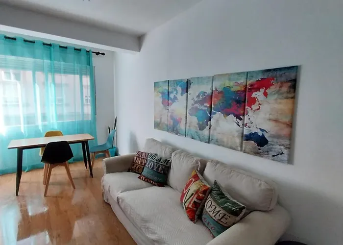 公寓 Actualizado 2024, Casco Vello 7 Minutos, Wifi 比戈